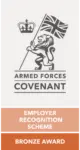 Armed forces covenant employer recognition scheme bronze award